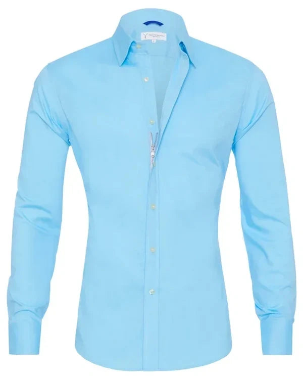 🔥2025 Hot Sale🔥Oxford Stretch Zip Shirt