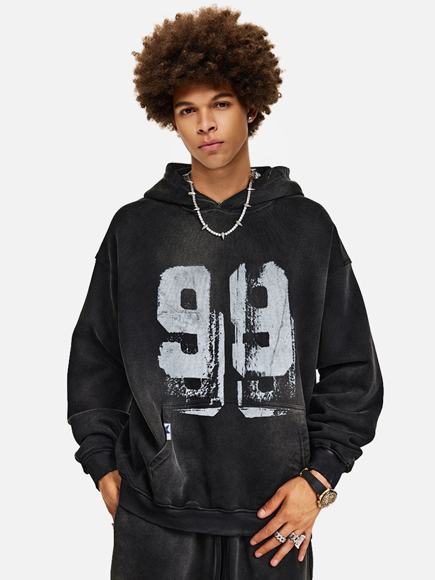 Aelfric Eden Graffiti Number Hoodie
