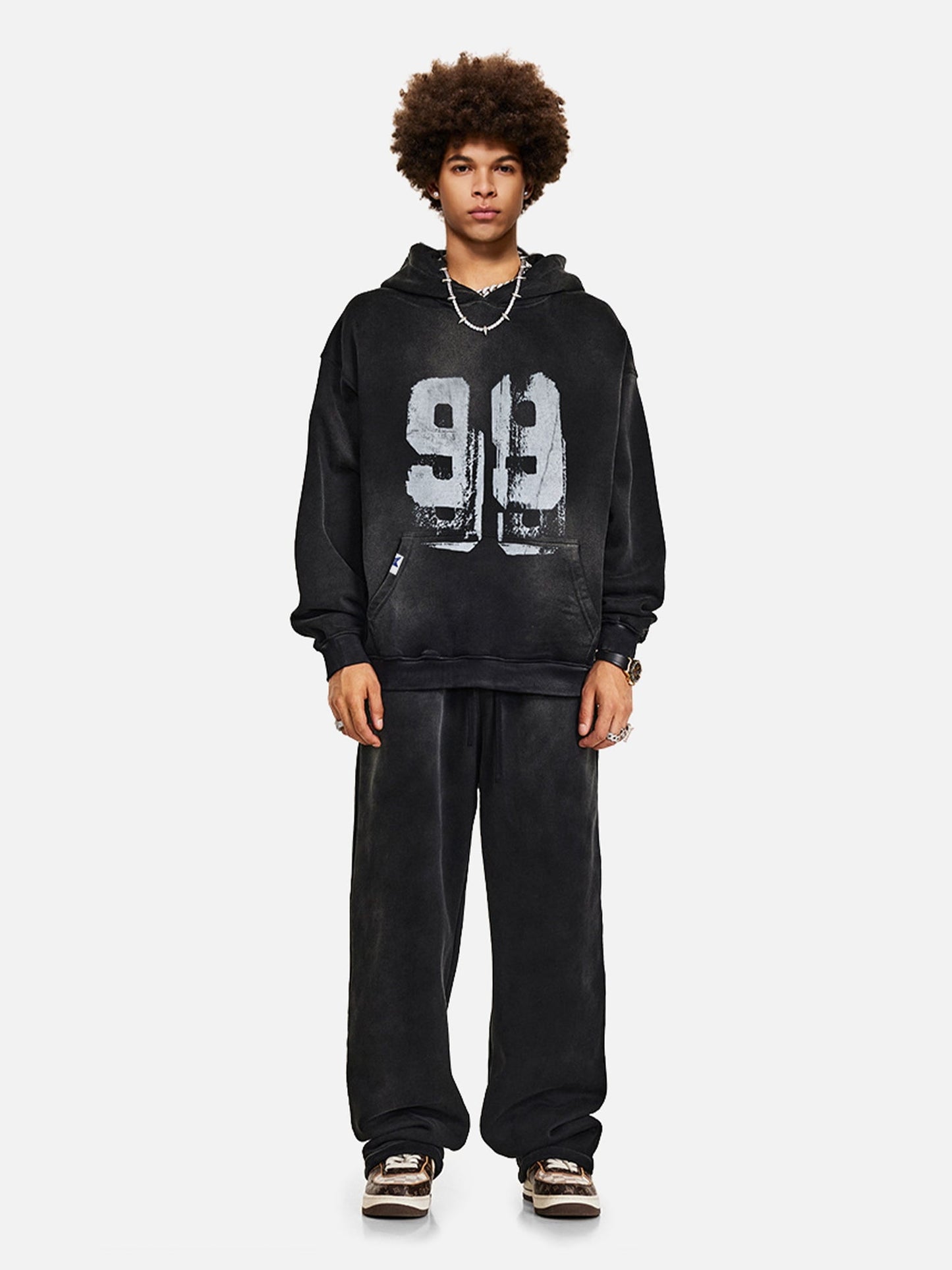 Aelfric Eden Graffiti Number Hoodie