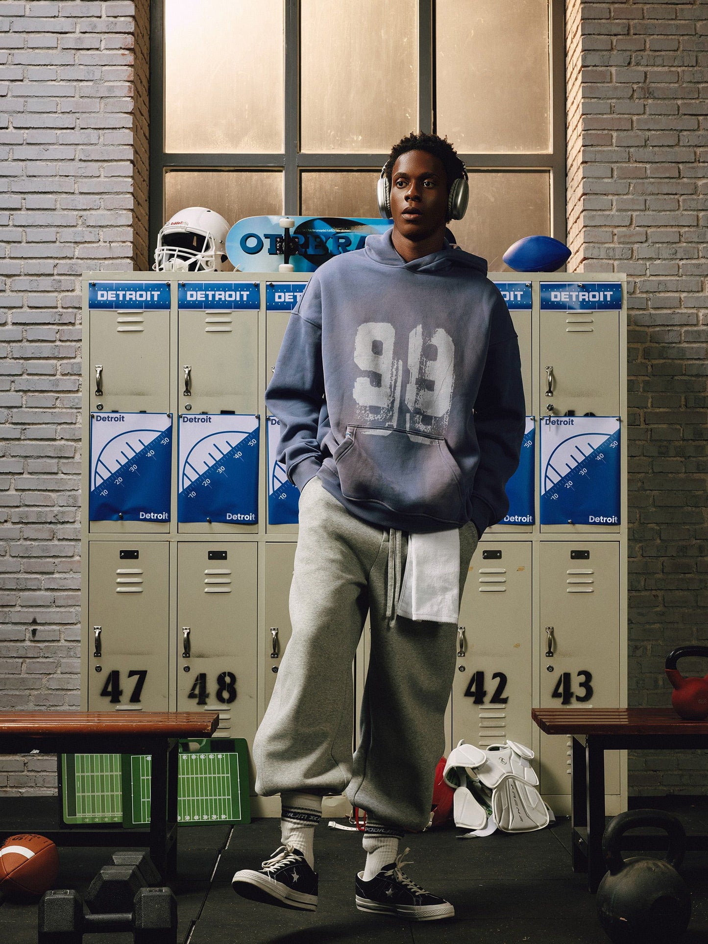 Aelfric Eden Graffiti Number Hoodie
