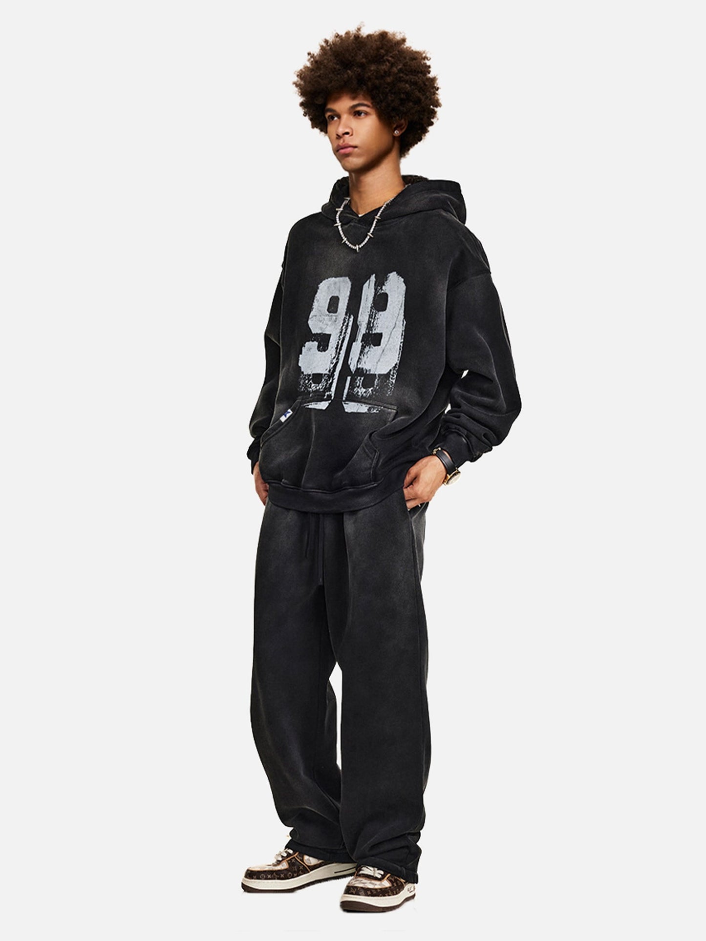 Aelfric Eden Graffiti Number Hoodie