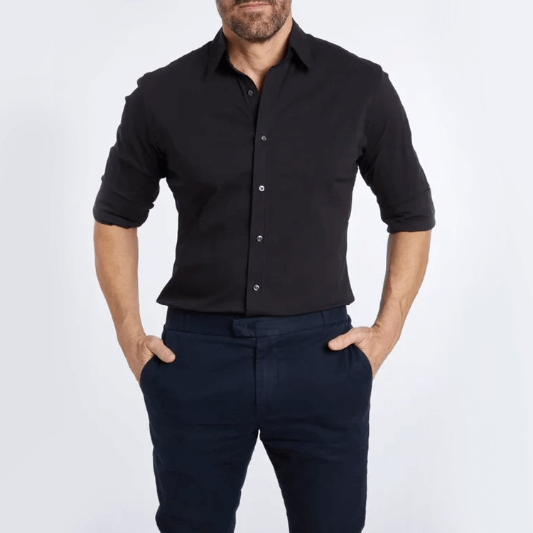 🔥2025 Hot Sale🔥Oxford Stretch Zip Shirt