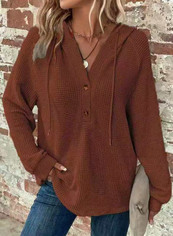 🔥CLEARANCE SALE🔥 Women's Knitted Long Sleeve Casual Sweatshirt