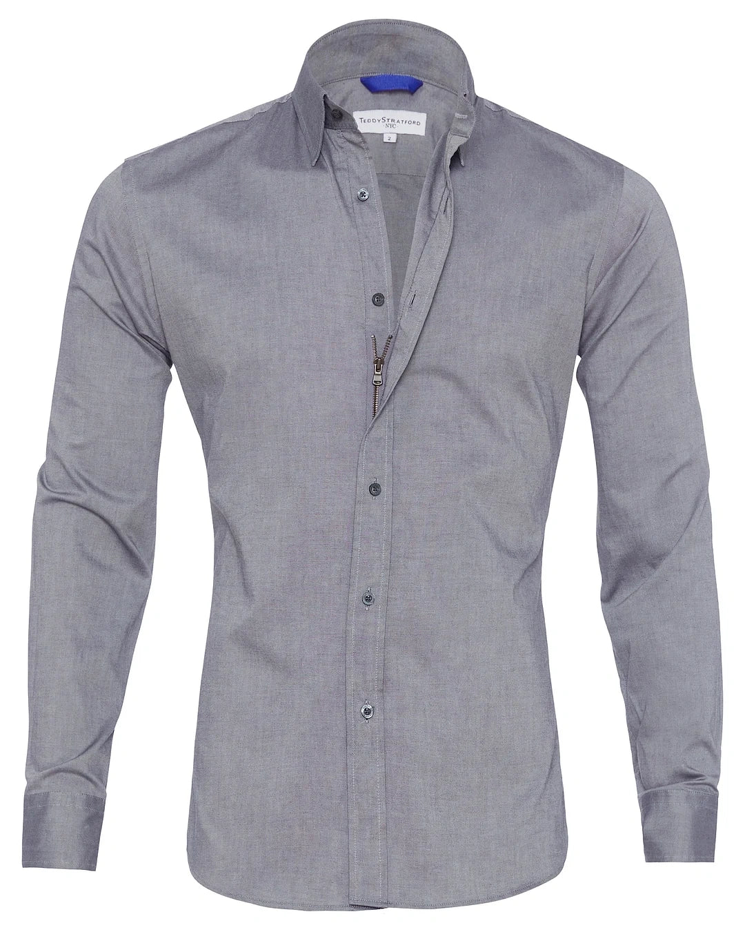 🔥2025 Hot Sale🔥Oxford Stretch Zip Shirt