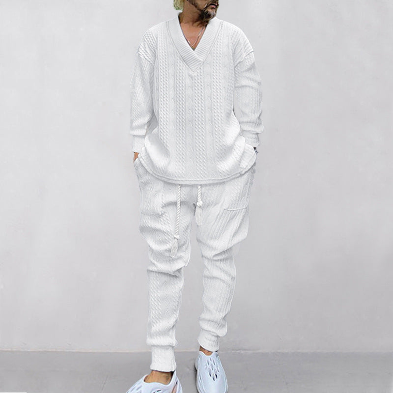 Cozy V-Neck Lounge Set