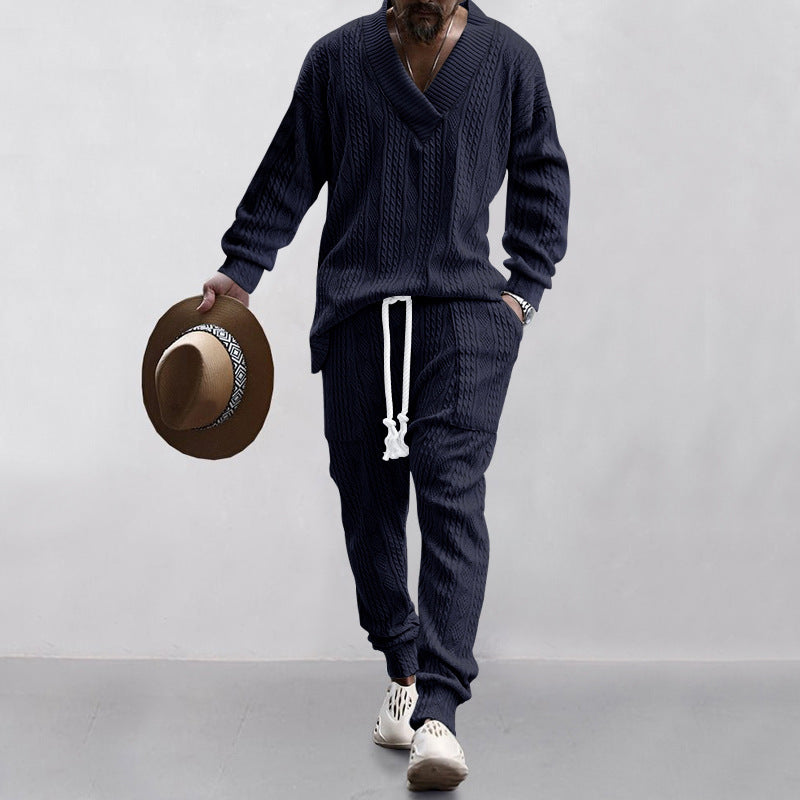 Cozy V-Neck Lounge Set