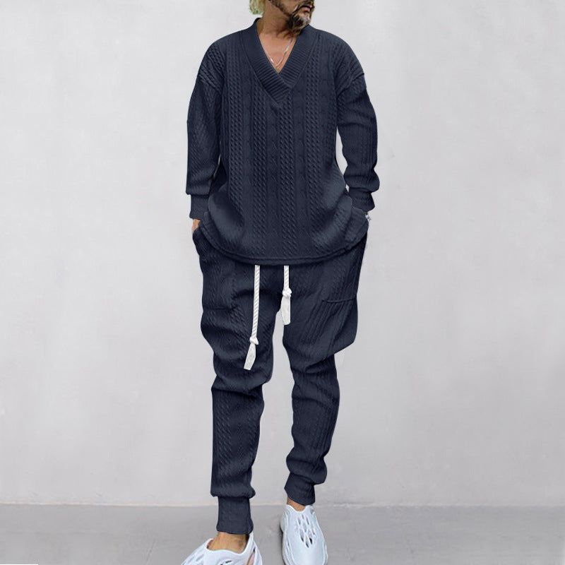 Cozy V-Neck Lounge Set
