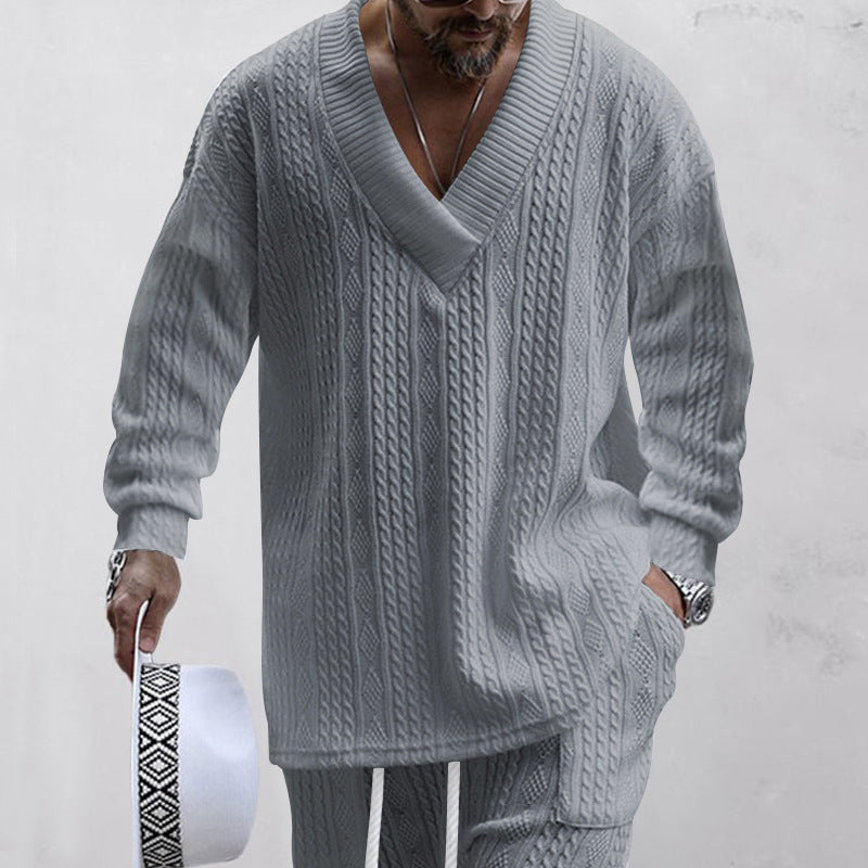 Cozy V-Neck Lounge Set