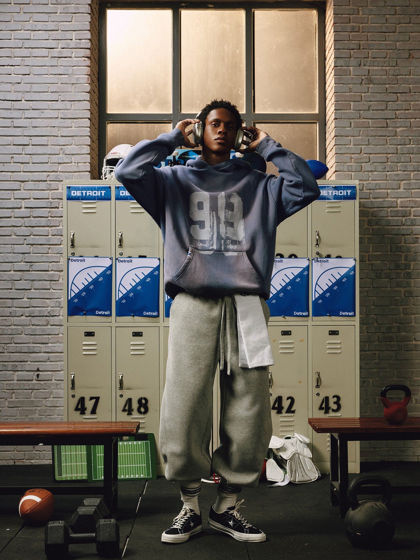 Aelfric Eden Graffiti Number Hoodie
