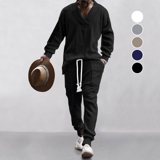 Cozy V-Neck Lounge Set