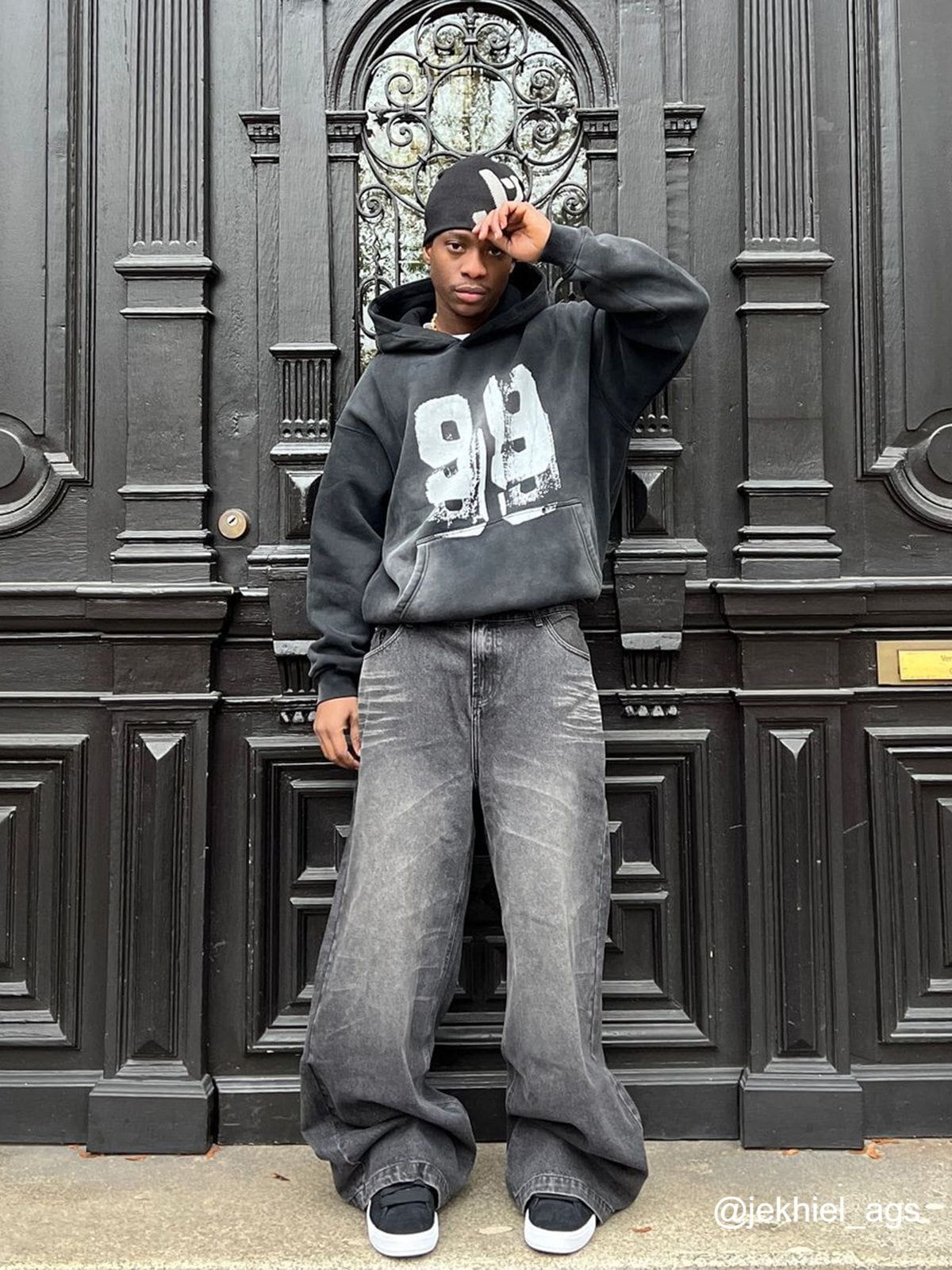 Aelfric Eden Graffiti Number Hoodie